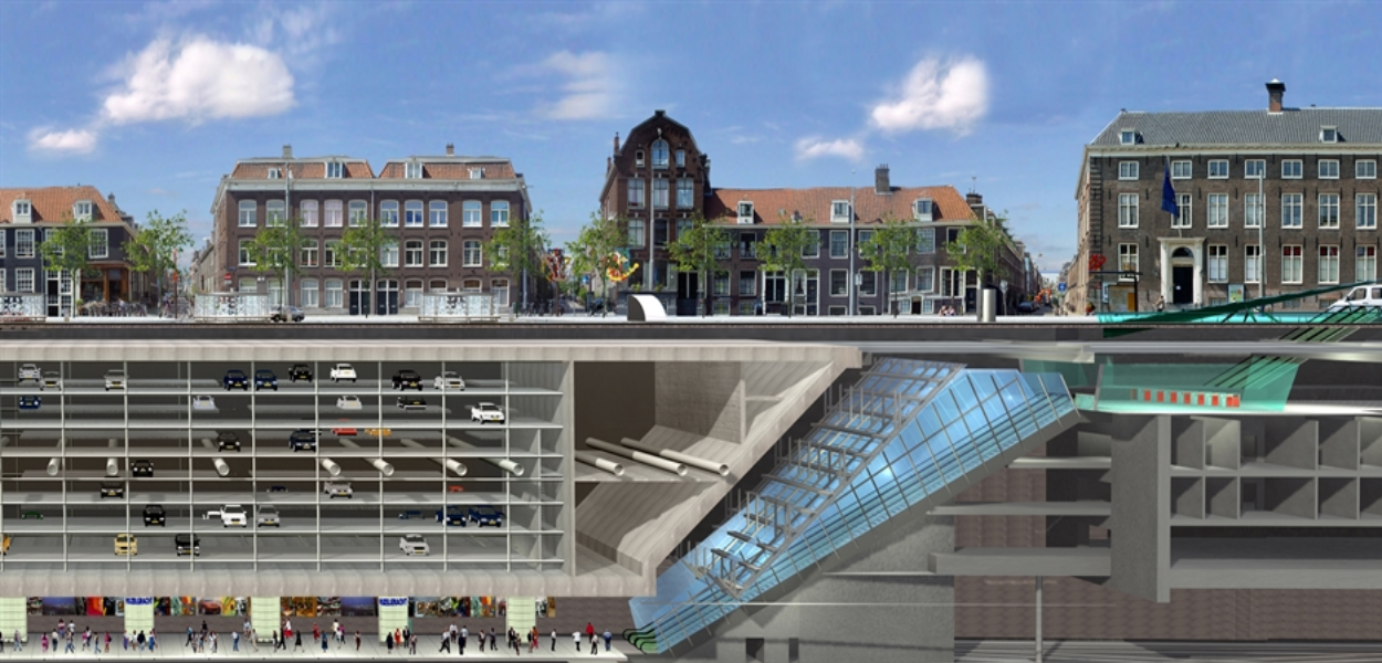 project Steelrack car park Amsterdam